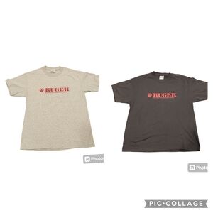 Men's Ruger Firearms Guns Red Logo T-shirt